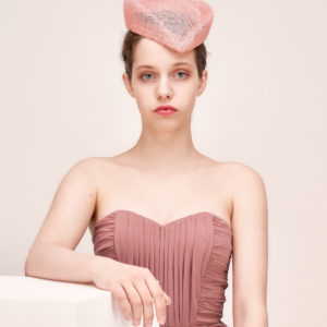 Tea cocktail party pink wedding church royal ascot kentucky derby hat